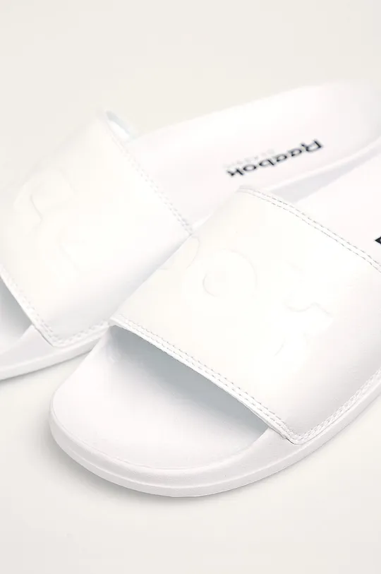 Reebok Classic sliders  Uppers: Synthetic material Inside: Textile material Outsole: Synthetic material