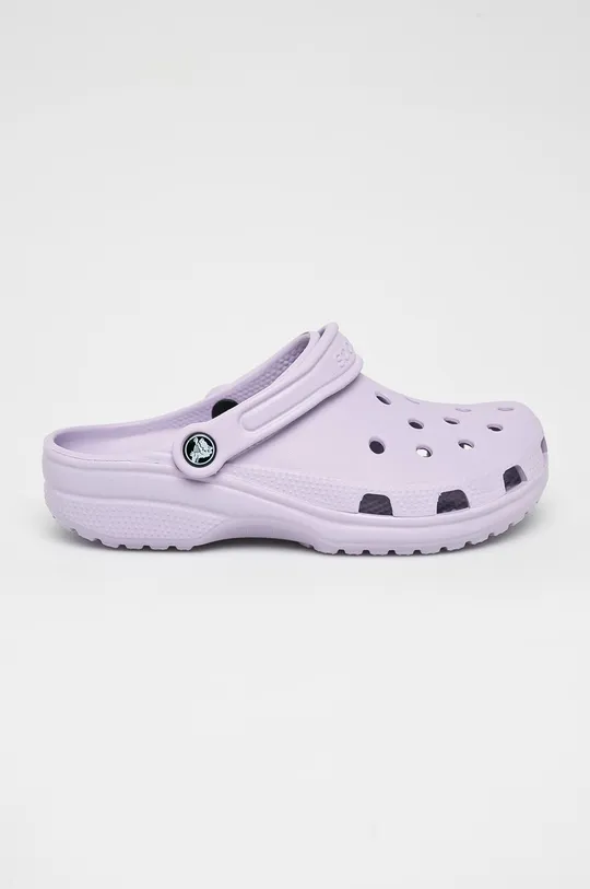 violet Crocs sliders Unisex