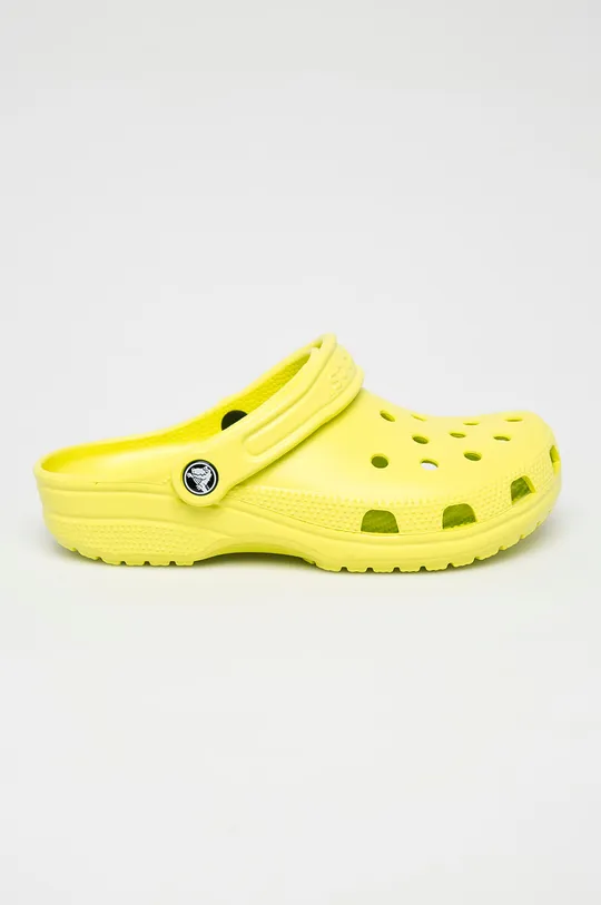 yellow Crocs sliders Unisex