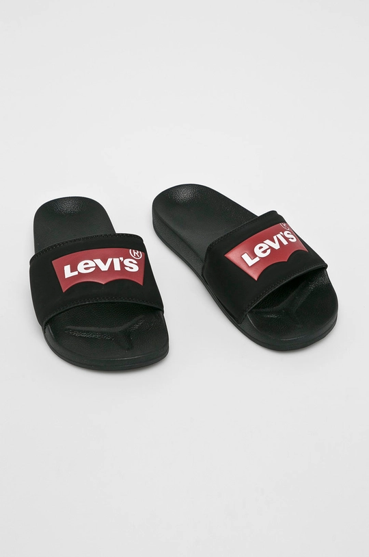 Levi's - Шльопанці чорний