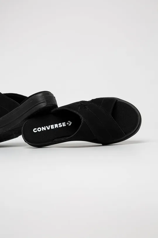 czarny Converse - Klapki
