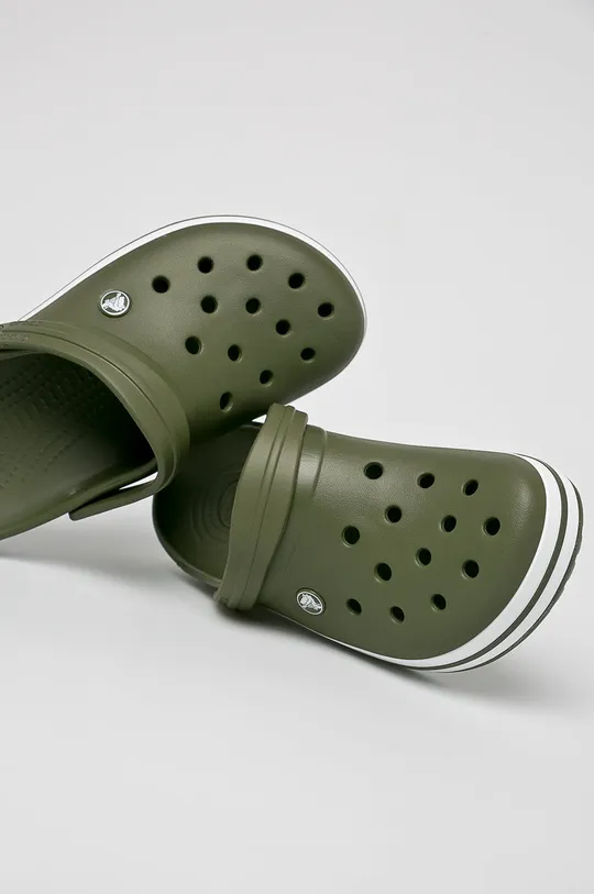 Crocs - Klapki zielony