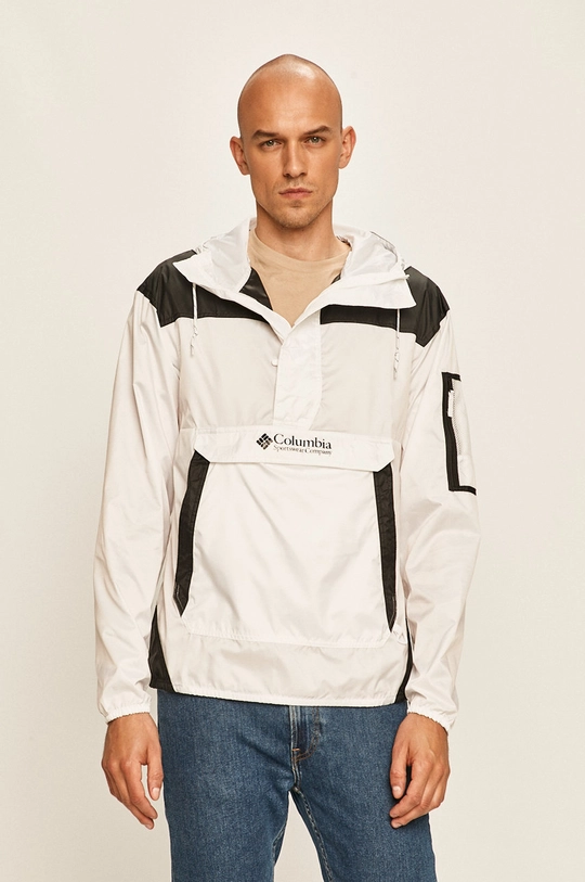 white Columbia windbreaker Challenger