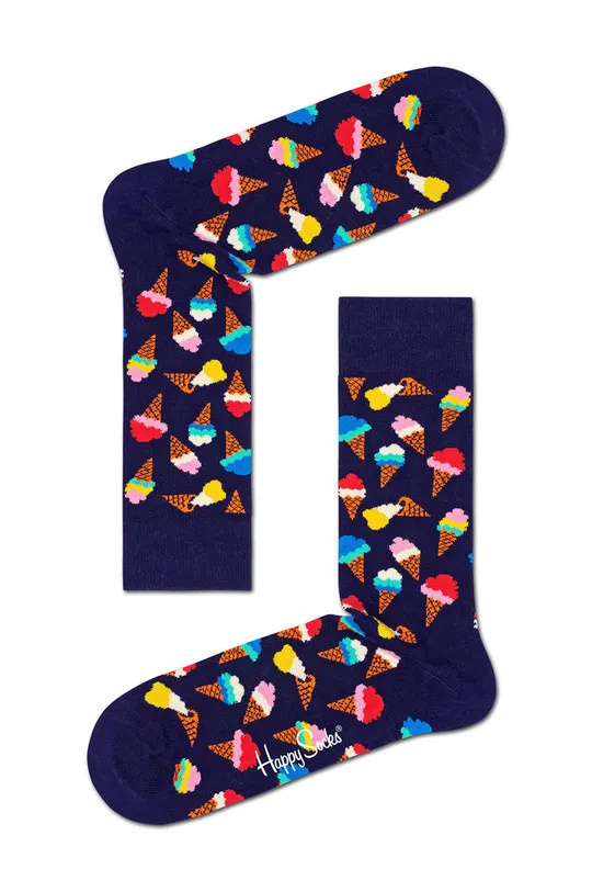 modra Happy Socks nogavice Ice Cream Ženski