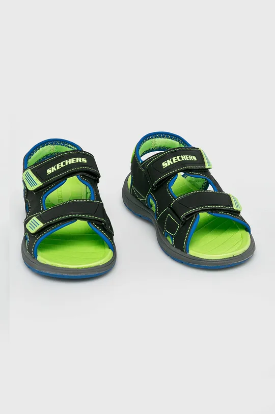 Skechers - Detské sandále čierna