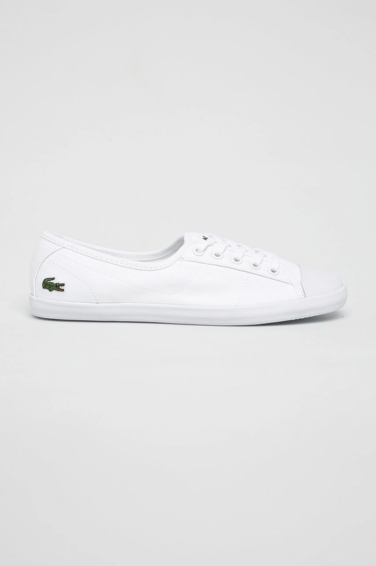 biały Lacoste - Tenisówki 737CFA006621G Damski