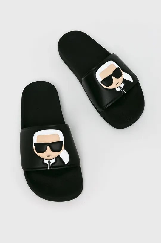 Karl Lagerfeld - Šľapky Kondo II čierna