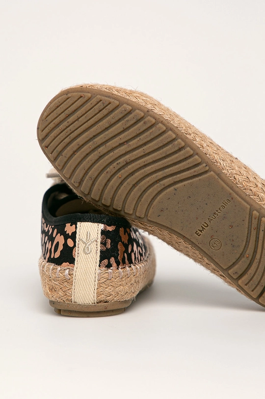 czarny Emu Australia - Espadryle dziecięce Agonis Teens