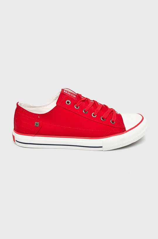κόκκινο Big Star - Πάνινα παπούτσια Ανδρικά