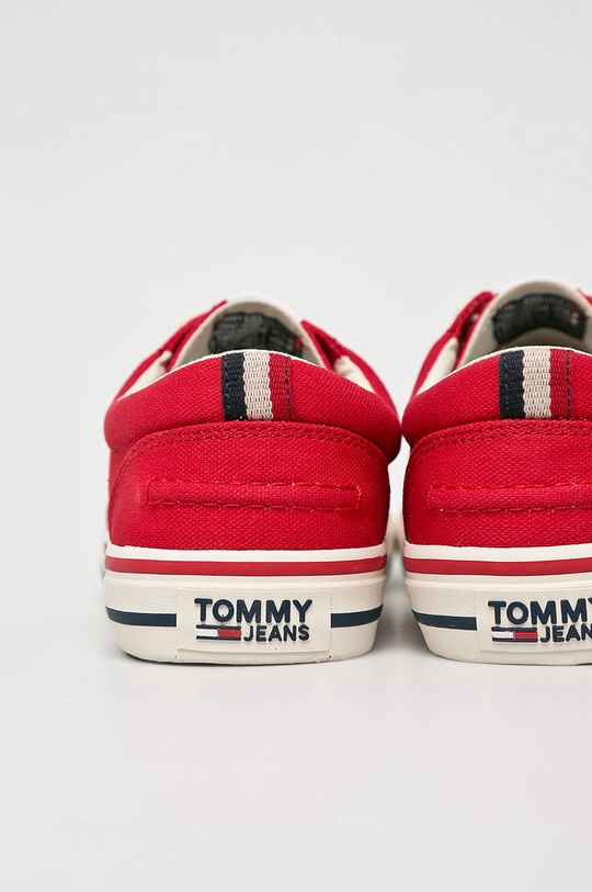 czerwony Tommy Jeans - Tenisówki EM0EM00001