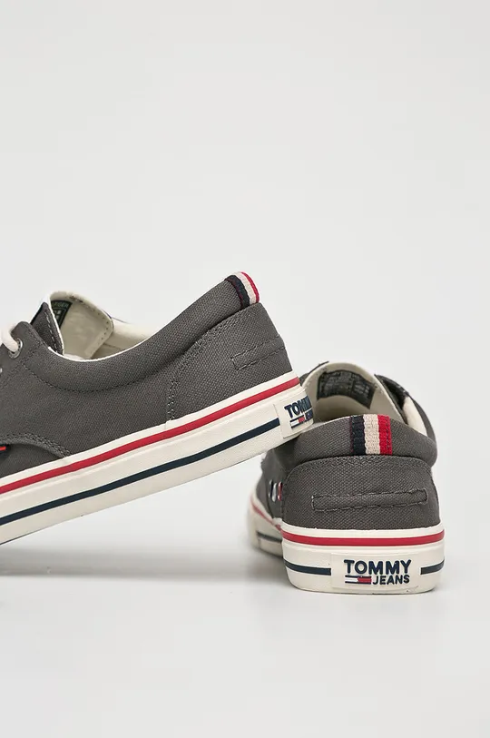 szary Tommy Jeans - Tenisówki EM0EM00001