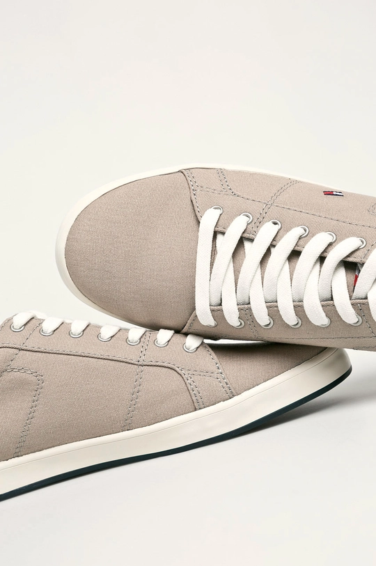 bež Tenisice Tommy Hilfiger ICONIC LONG LACE SNEAKER