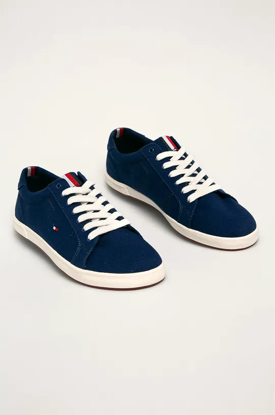 Tommy Hilfiger - Tenisky  ICONIC LONG LACE SNEAKER modrá