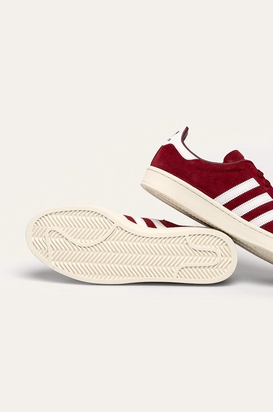 maroon adidas Originals shoes Campus