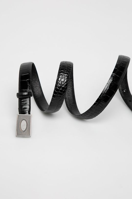 Polo Ralph Lauren - Kožený pásek černá