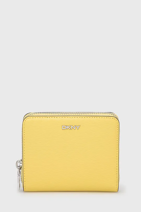 żółty Dkny portfel skórzany R8313656 Damski