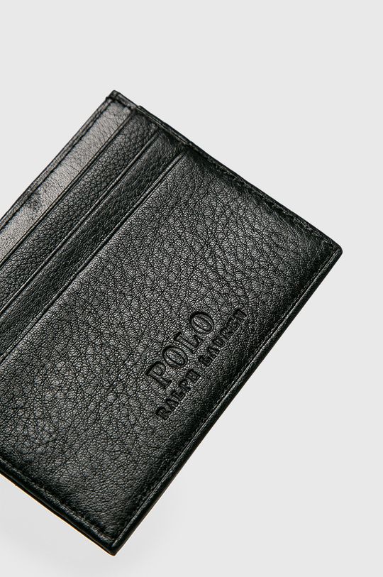 Polo Ralph Lauren - Kožená peněženka černá