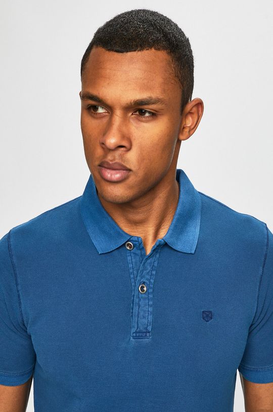 modrá Premium by Jack&Jones - Polo tričko
