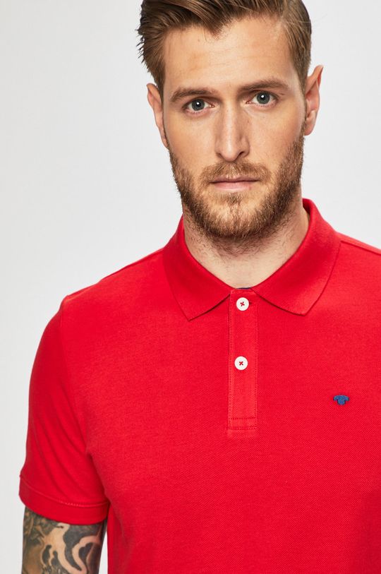 červená Tom Tailor Denim - Pánske polo tričko