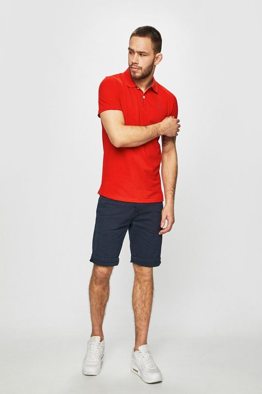 Tom Tailor Denim - Pánske polo tričko červená