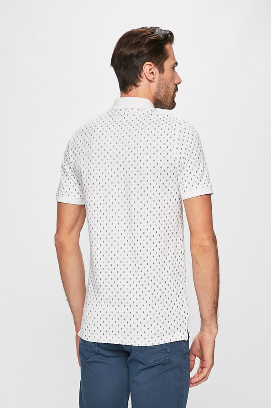 biela Produkt by Jack & Jones - Pánske polo tričko