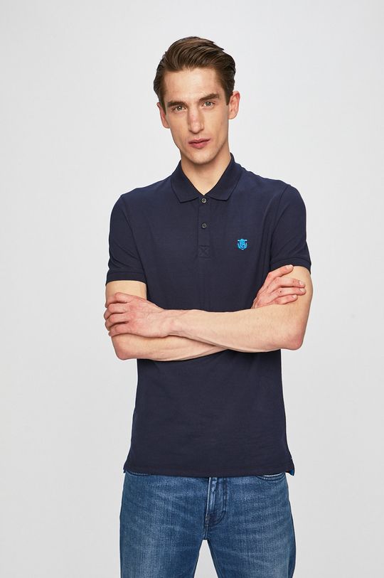 námořnická modř Selected Homme  - Polo tričko Pánský