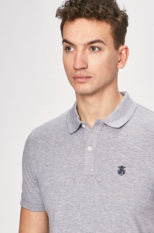 szary Selected Homme - Polo