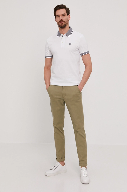 Selected Homme - Polo biały