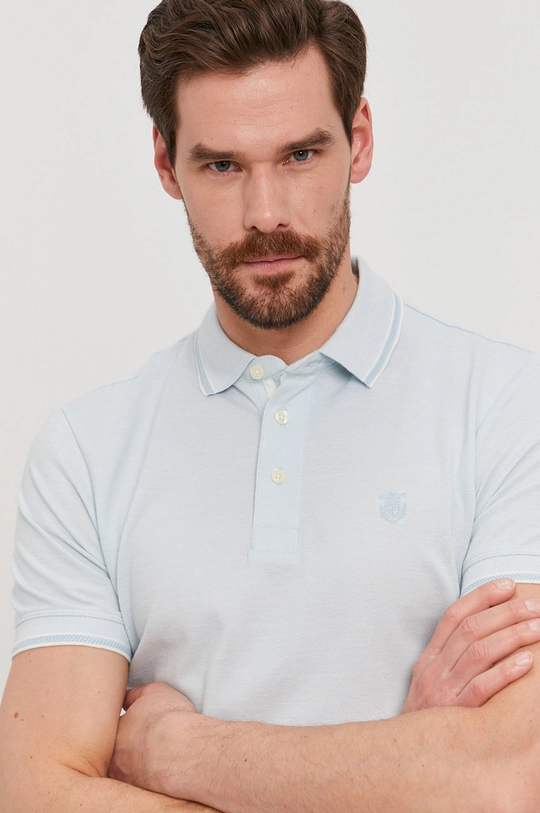 niebieski Selected Homme - Polo