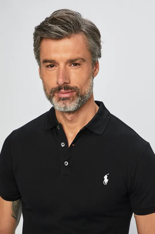 čierna Polo Ralph Lauren - Pánske polo tričko