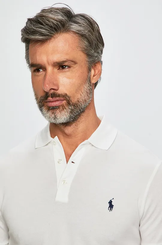 biela Polo Ralph Lauren - Pánske polo tričko