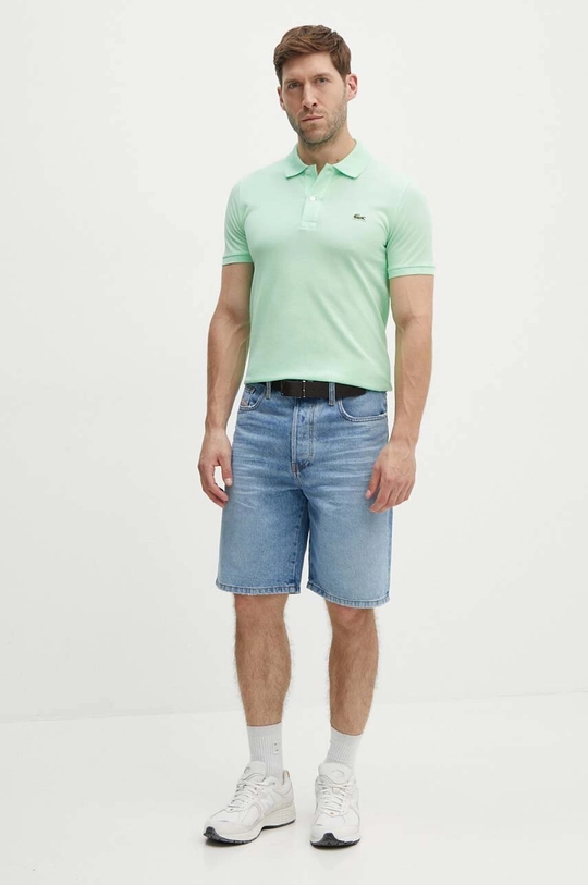 Lacoste polo de bumbac verde