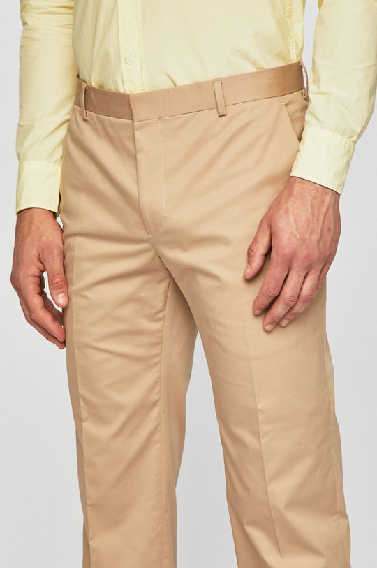 béžová Calvin Klein - Kalhoty