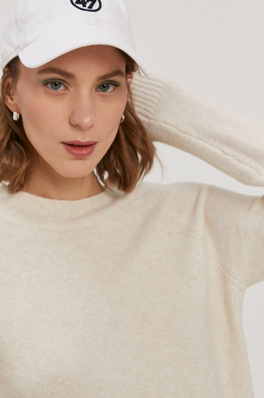 beżowy Vero Moda Sweter