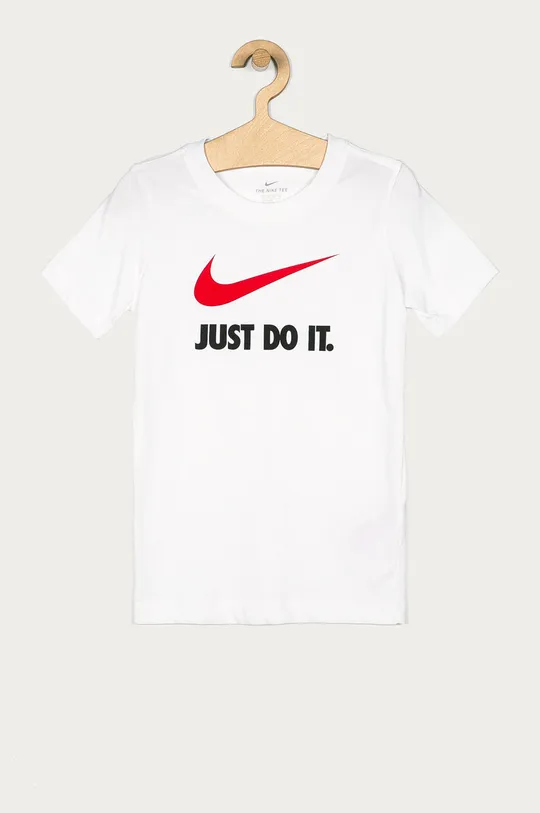 белый Nike Kids - Детская футболка 122-170 cm Для мальчиков