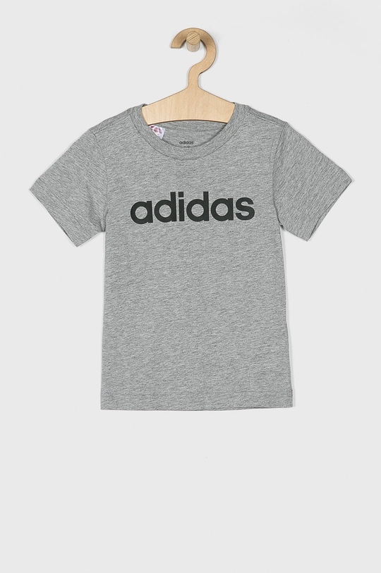 szary adidas - T-shirt dziecięcy 110-176 cm DV1816 Chłopięcy