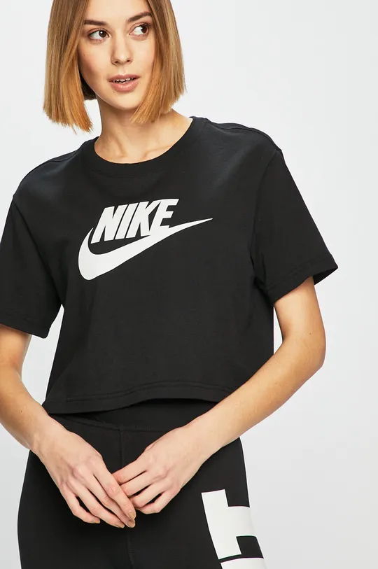 μαύρο Nike Sportswear - Μπλουζάκι
