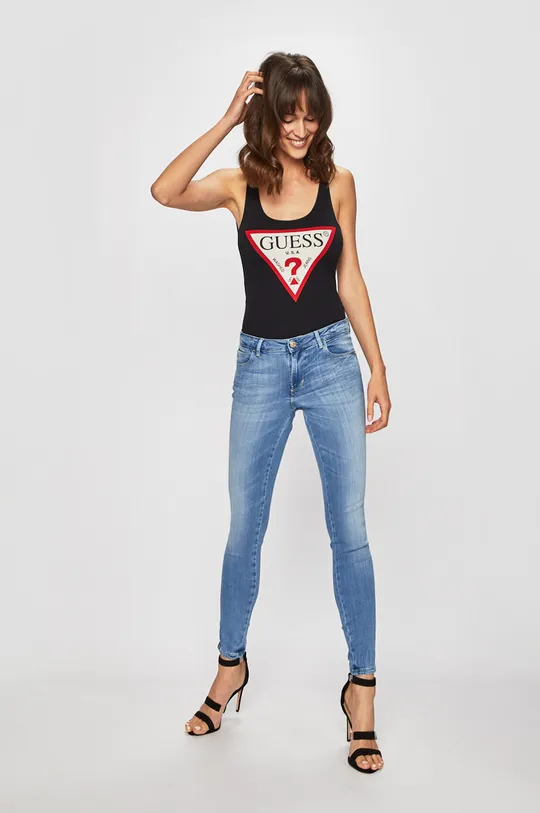 Guess Jeans - Top fekete