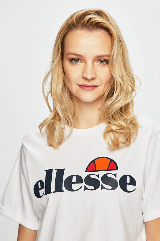 biały Ellesse - Top Alberta Cropped Tee