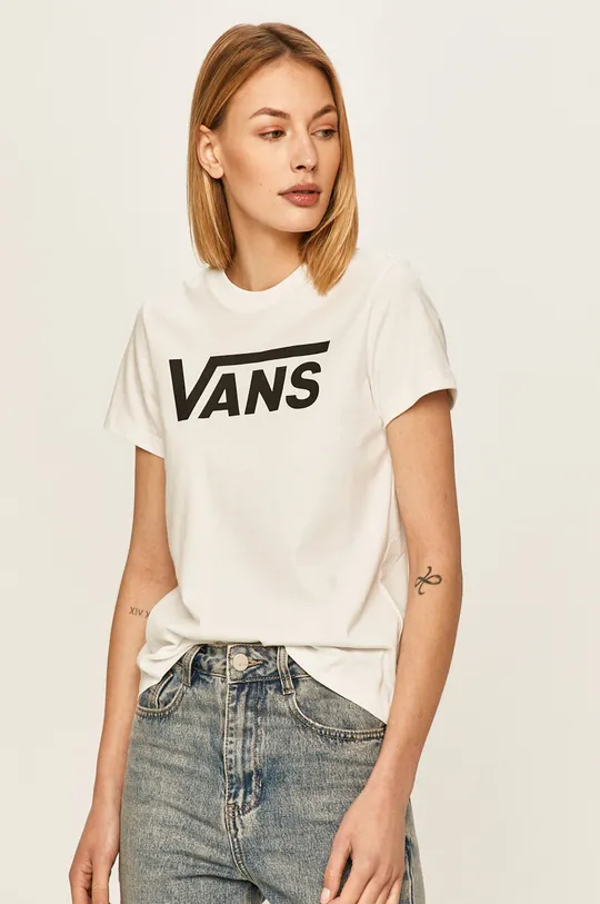 λευκό Vans λειτουργικό μπλουζάκι Γυναικεία