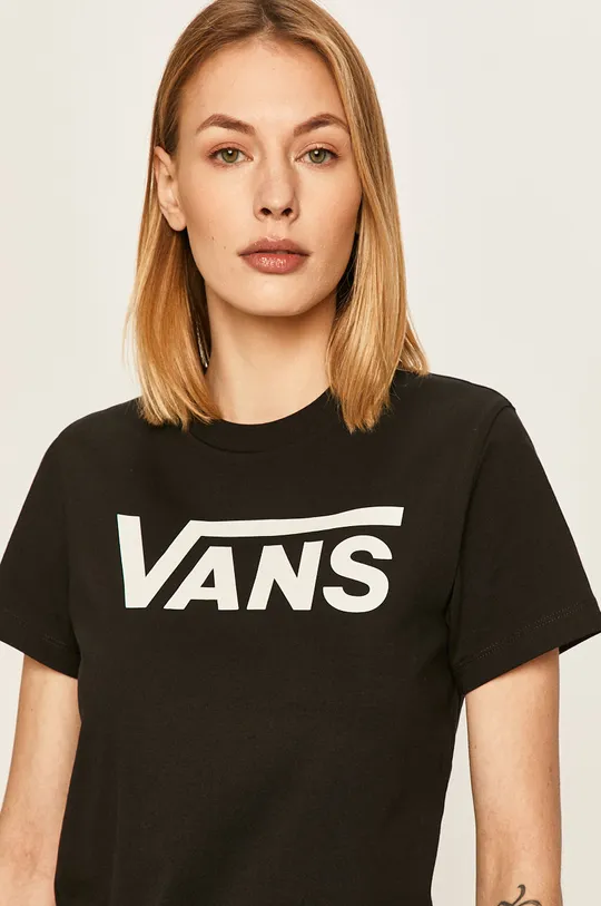 μαύρο Μπλουζάκι Vans Γυναικεία