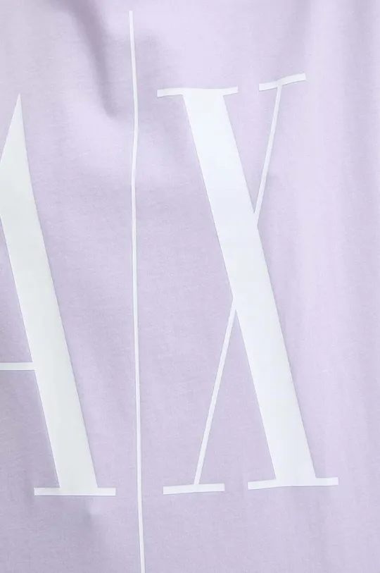 vijolična Armani Exchange kratka majica