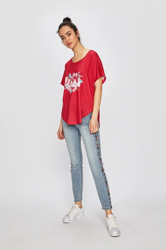 Desigual Sport - Top 19SOTK18 rosu SS19