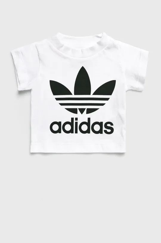 белый adidas Originals - Детская футболка 62-104 см. DV2828 Для девочек