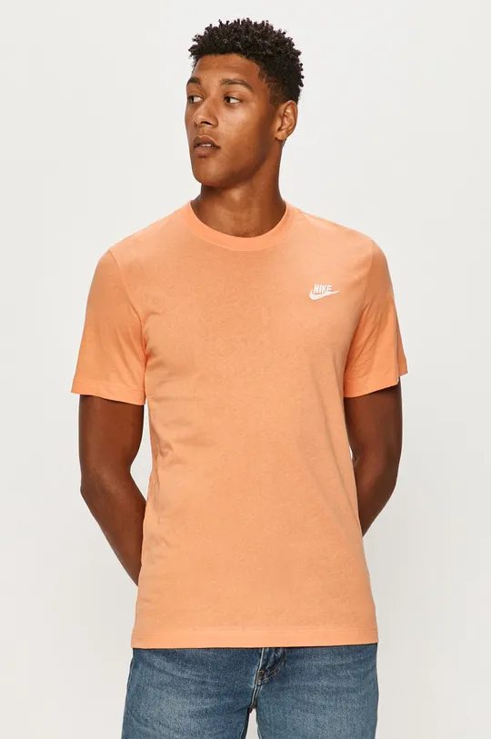 narancssárga Nike Sportswear - T-shirt Férfi