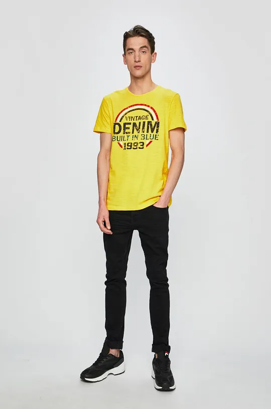 Blend - Pánske tričko žltá