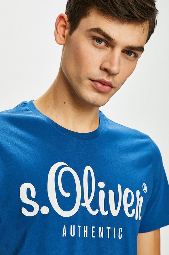 modrá s. Oliver - Pánske tričko Pánsky