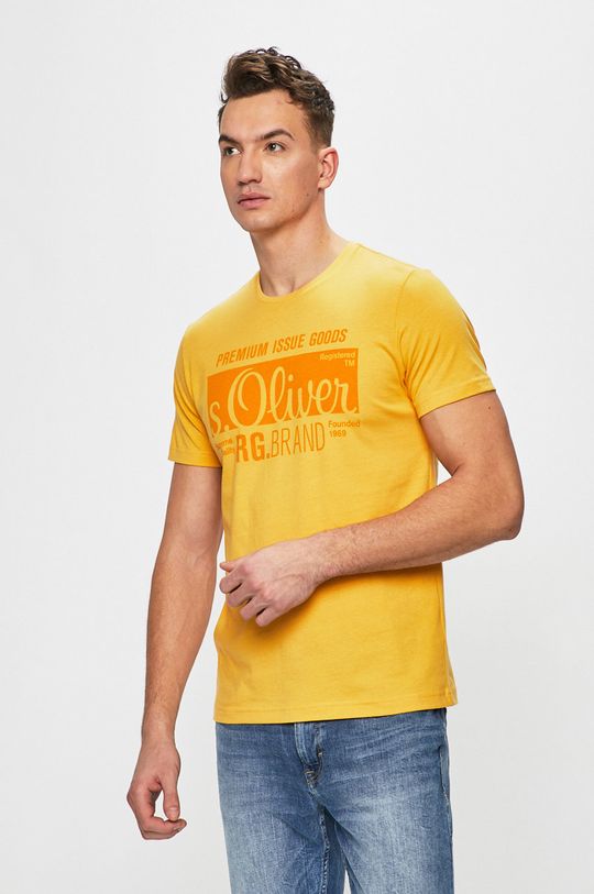 žltá s. Oliver - Pánske tričko Pánsky
