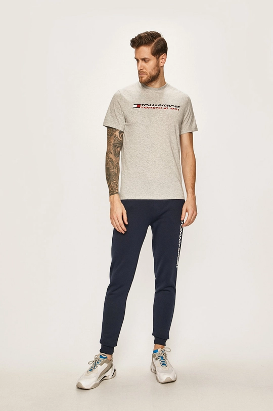 Tommy Sport - T-shirt szary