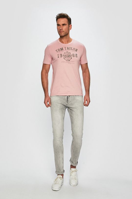 Tom Tailor Denim - Pánske tričko ružová